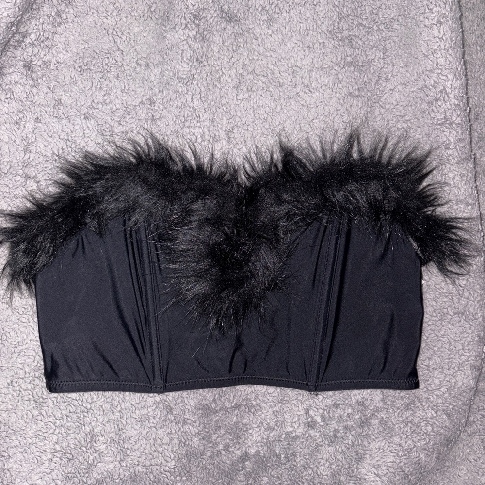Urban Outfitters Black Bandeau with trim
